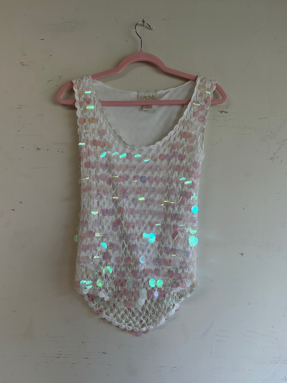 Vintage Y2K cache sequin top